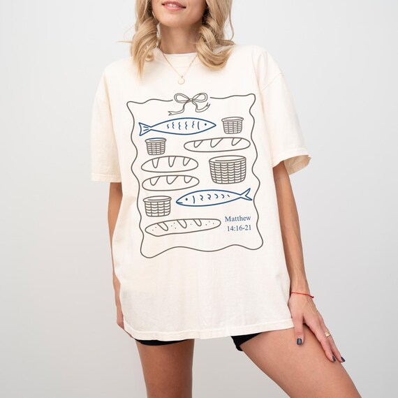 Comfort Colors® Christian Shirt, Jesus Shirt, Boho Christian Shirt, Religious Shirt, Trendy Oversized TShirt, Christian Merch, Christian Tee