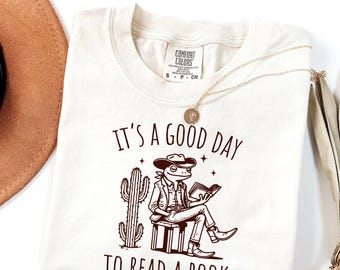 Comfort Colors® Bookish Shirt, It’s A Good Day To Read A Book Shirt, Book Lover Gift Shirt, Librarian Tees, Cute Teacher Shirt,Reading Shirt