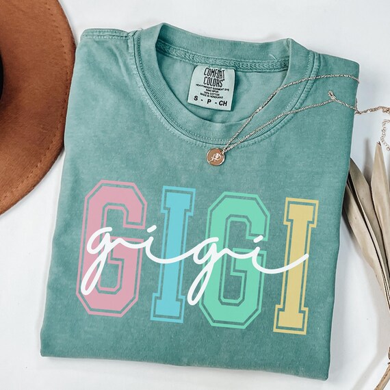 Gigi T-Shirt, Gigi Tee, Cute Gigi Shirt, Comfort Colors® Gigi Shirt, Grandma Mimi Gigi Tee, Grandmother Shirt, Gift for Gigi, Grandma Gift