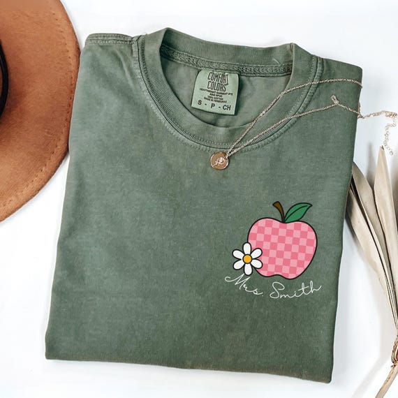 Custom Teacher T-Shirt, Teacher Name Tee, Teacher Gifts Personalized, Teacher Appreciation Gifts, Back to School T-Shirt, Gift for Teacher