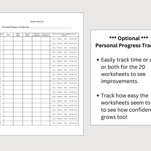 Pro Tracker Worksheet 20 Division Instant Download Printable Worksheets, Third Grade ...