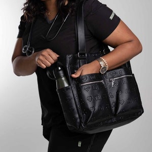 Vegan Leather Nurse Work Bag