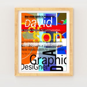 Helvetica posters by David Carson ポスター David carson design - Etsy 日本