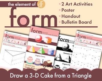 Elements of Art: Elementary Activity & Posters on FORM
