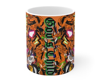 Weiße Keramiktasse