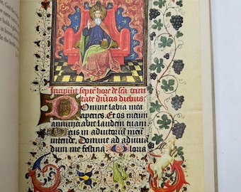 Libro de arte manuscrito iluminado, Las Horas de Catalina de Cleves, Libro de Horas de la Edad Media, Oración católica, Renacimiento cristiano, gótico