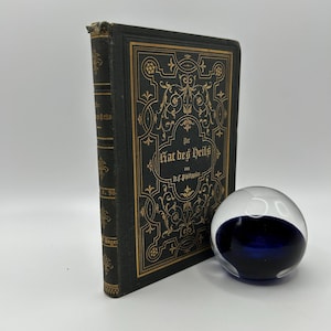1800s Deutsches Religiöses Buch Feinbindung Biblisch Antike Israel Poesie Marmoriertes Vorsatzpapier Gold 19 Jahrhundert Christliches Judentum
