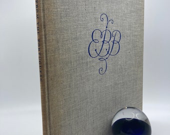 Vintage Victorian Love Poetry Book, Sonnets from the Portuguese by Elizabeth Barrett Browning Heritage Press 1940s Hardcover Decorations