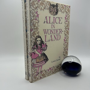 Alice in Wonderland and Through the Looking Glass Two Volume Set Lewis Carroll Jabberwocky Poetry Novel Victorian Fantasy John Tenniel