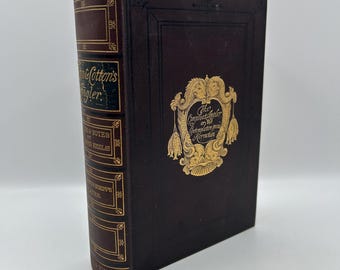The Compleat Angler by Izaak Walton Fishing Gift Rare 1800s Illustrated Book Engravings Literature Home Library Decor Dark Academia Booktok