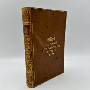 Essays of John Foster Christian Minister autobiografie antieke oude zeldzame leer gebonden boek midden Victoriaanse Engelse geschiedenis geschenk doopsel