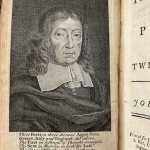 John Milton Paradise Lost 1746 Poetry Bible Christianity Adam and Eve English Literature Classics Leather Bound Antiquarian Book Rare Gift