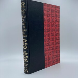 Vintage Short Stories of Guy de Maupassant, 1950s Beautiful Classic Literature Book With Illustrations French Author In Fine Condition
