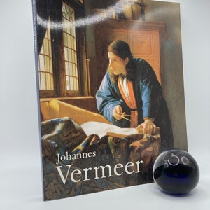 Johannes Vermeer Art Book, Vintage Museum Painting Softcover With Full Color Reproductions/Illustrations And Biography