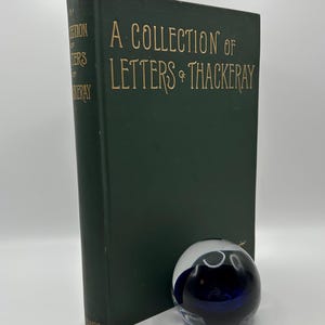 Cartas firmadas de Thackeray por su hija Anne Thackeray Ritchie Libro antiguo raro Literatura británica victoriana del siglo XIX William Makepeace Thackeray