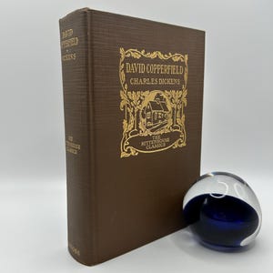 David Copperfield by Charles Dickens Vintage 1920s Victorian Novel Rare Illustrated English Literature Autobiographical Classic Book Gift