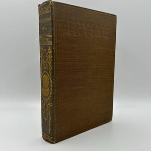 Bracebridge Hall Washington Irving Antique American Novel Literature Decorative Binding Rare Gift Christmas Victorian Early 1900s