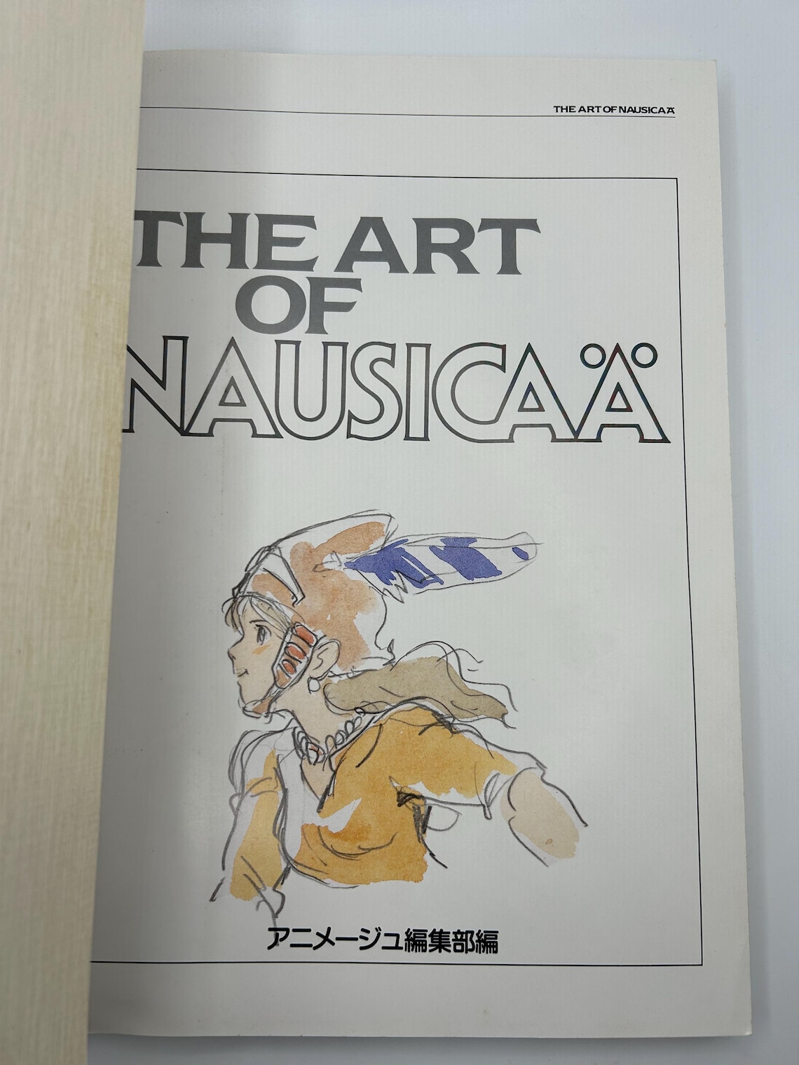 Nausicaa of the Valley of the Wind Rare Japanese Anime Art Book Studio ...