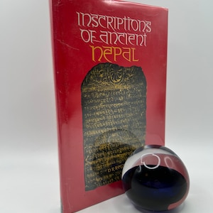Inscriptions of Ancient Nepal Buddhist Writings Classical Rare Book Hardcover Himalayas Exploration Far East History Literature Geography