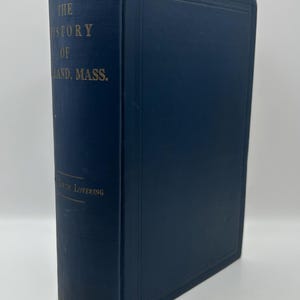 History of Holland, Massachusetts 1915 New England History Genealogy Map Book First Edition Western Mass Pioneer Valley Antiquarian Rare