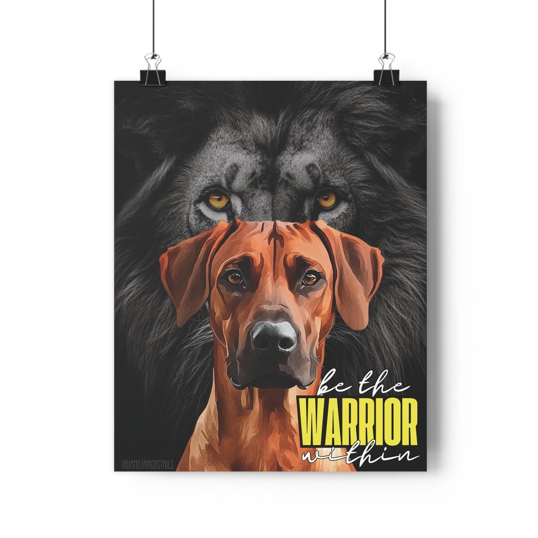 Be the Warrior Within - Lion and Rhodesian Ridgeback - High Definition ...