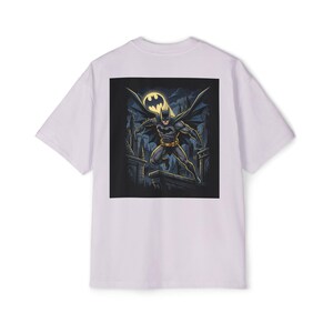 Batman Graphic Tee | Superhero Night Gotham City Print image 9