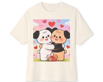 Valentine t-shirt oversized