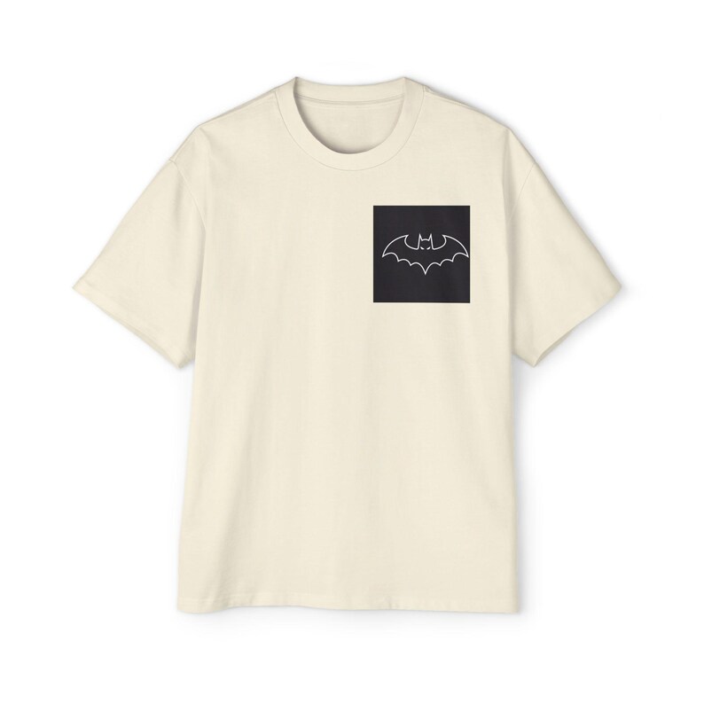 Batman Graphic Tee | Superhero Night Gotham City Print image 4