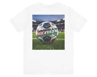 JORDAN Soccer Graphic Tee | Football Ball, JORDAN Flag Colors