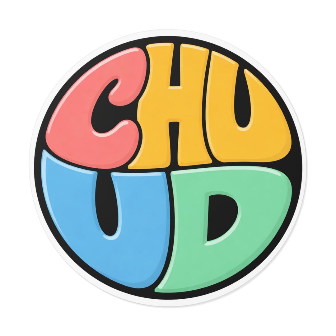 Chud Rage Sticker CHUD Sticker Retro | Funny Meme Sticker | Round Vinyl Sticker ...