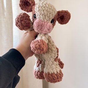 Charlie the Calf Crochet Pattern | No Sew Low Sew Crochet Amigurumi Pattern | Baby Cow Calf Highland Crochet Pattern | Cute Crochet Pattern image 8