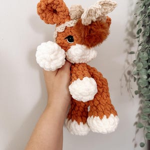 Charlie the Calf Crochet Pattern | No Sew Low Sew Crochet Amigurumi Pattern | Baby Cow Calf Highland Crochet Pattern | Cute Crochet Pattern image 2