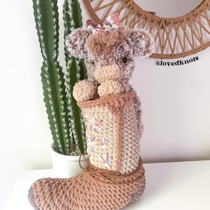 Charlie the Calf Crochet Pattern | No Sew Low Sew Crochet Amigurumi Pattern | Baby Cow Calf Highland Crochet Pattern | Cute Crochet Pattern image 5