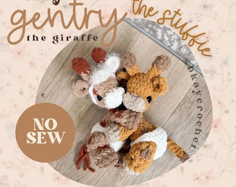 ITTY Gentry la girafe STUFFIE | Patron Amigurumi au crochet sans couture
