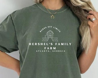 The Walking Dead Comfort Colors Unisex Shirt, The Walking Dead, Hershel&#39;s Family Farm, Daryl Dixon, Rick Grimes, The Walking Dead Gift, TWD