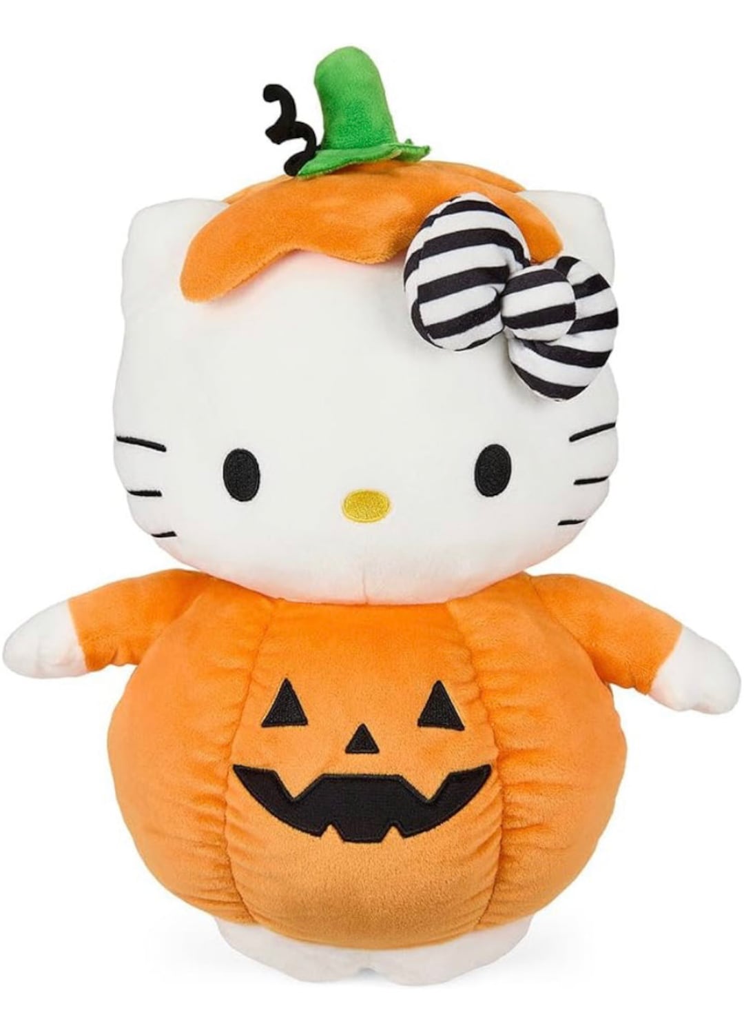 Halloween Greeter Hello Kitty in Pumpkin Costume 13 Plush Etsy