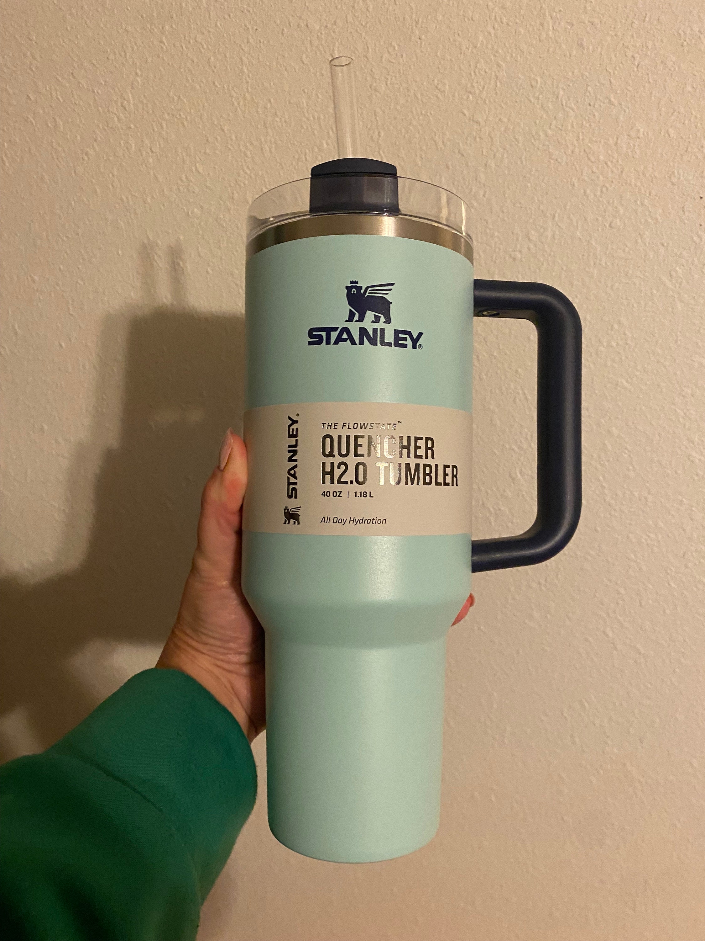 Stanley 2pk 20oz Stainless Steel H2.0 Flowstate Quencher Tumblers -  Meadow/Watercolor Blue