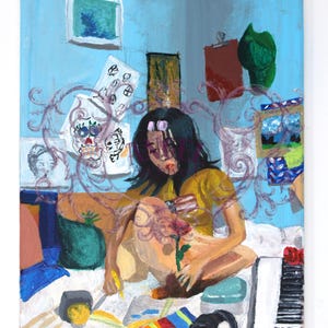 Bedroom Painting Art Print