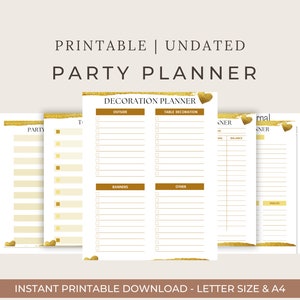 ULTIMATE Party Planner Organizer Bundle, Party Planner Notebook, Birthday Party Planner, Event Planner, Event Planner Organizer, Event Plan