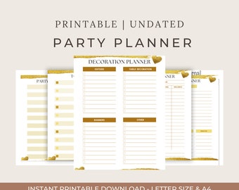 ULTIMATE Party Planner Organizer Bundle, Party Planner Notebook, Birthday Party Planner, Event Planner, Event Planner Organizer, Event Plan