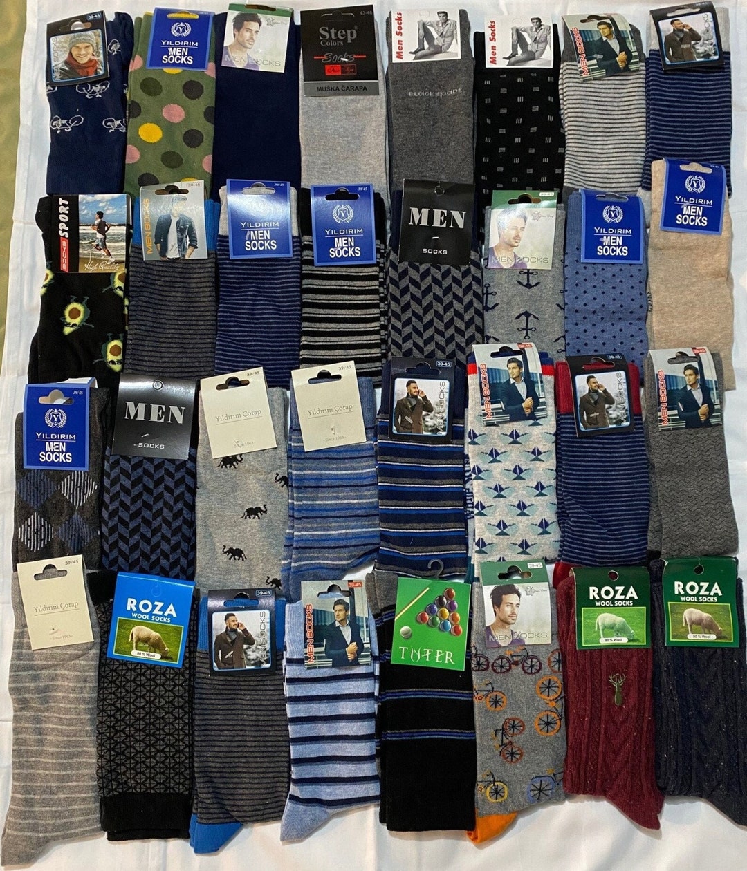 10 Pairs Comfortable Mens Socks Breathable Men Socks Antibacterial