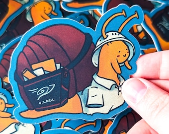 Snail Mail Matte Vinyl Sticker