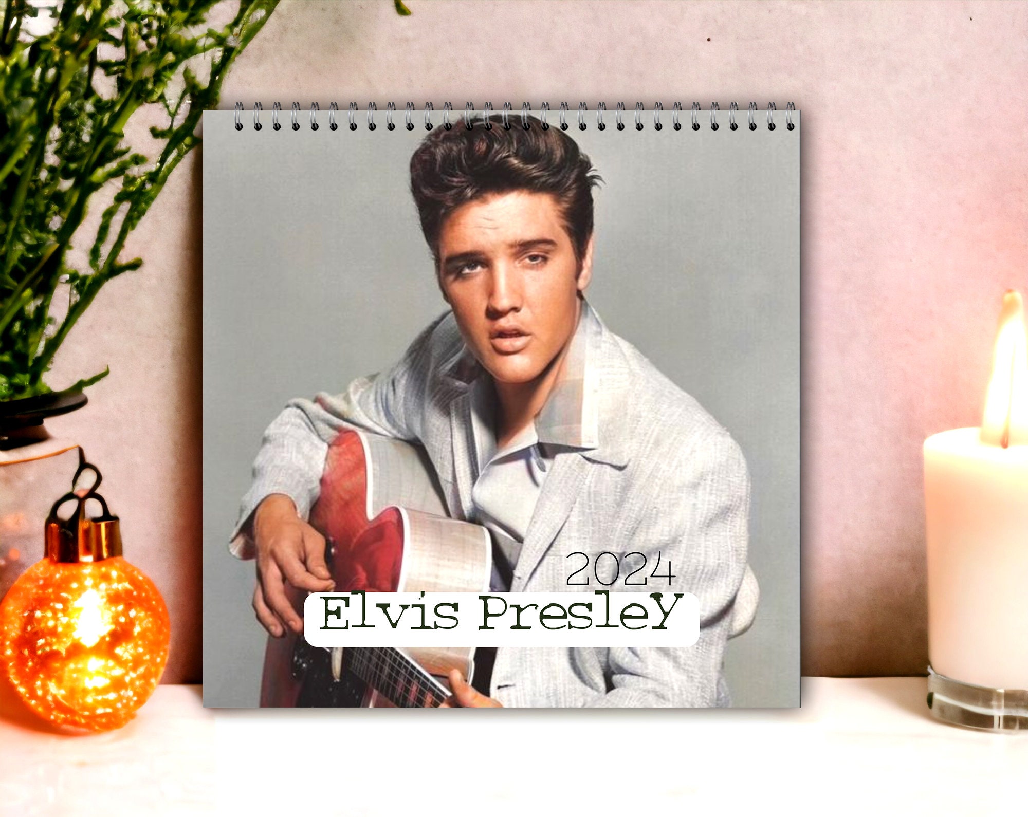 Elvis 2024 Calendar, Presley 2024 Wall Calendar, The Hillbilly Cat