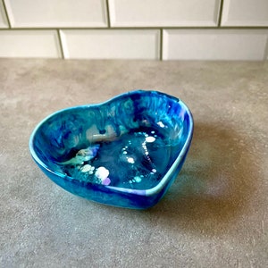 Small heart shaped jewelry dish