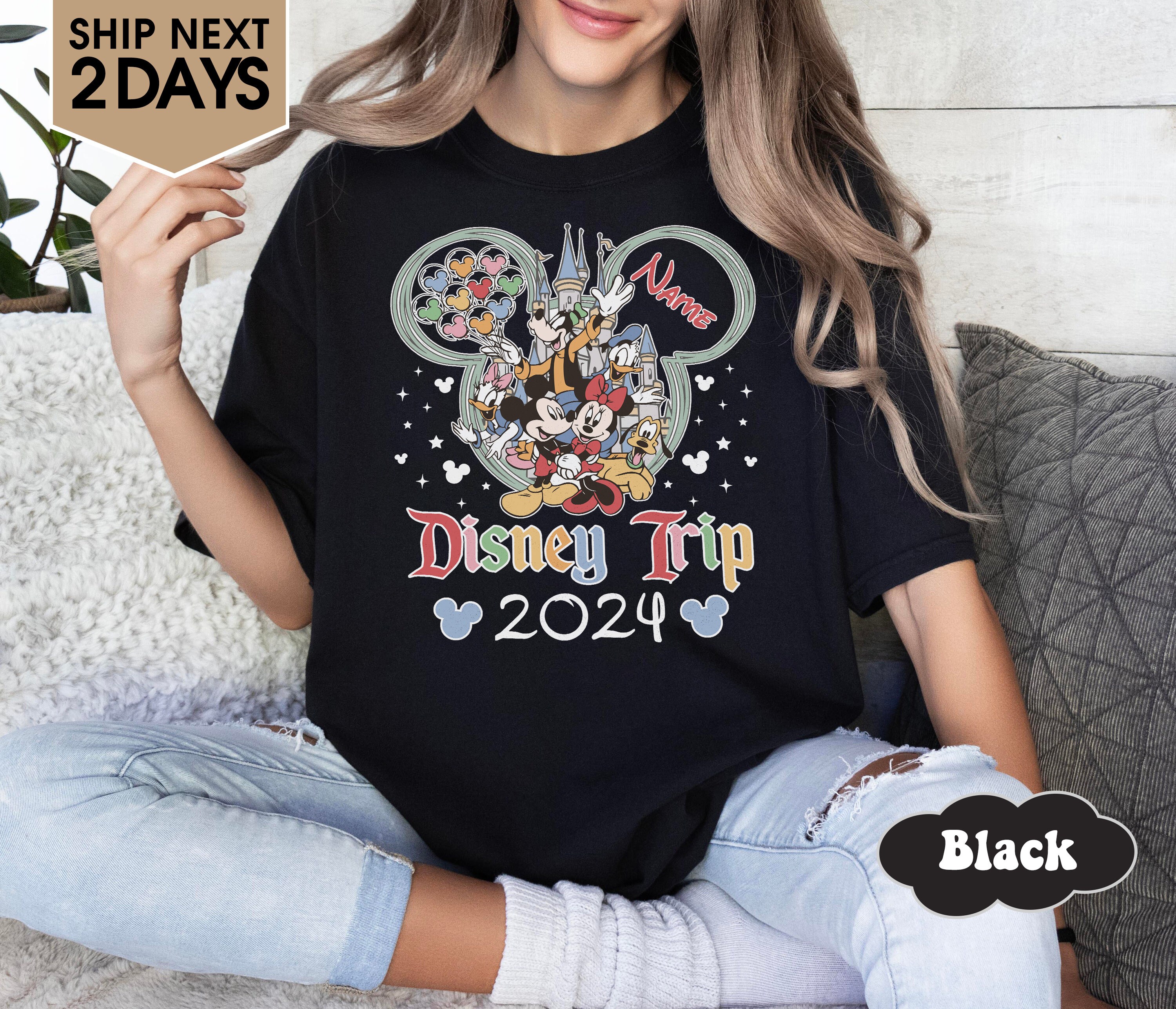 Disney Trip 2024 Shirt, Mickey And Friends Disneyland Trip 2024 Shirt