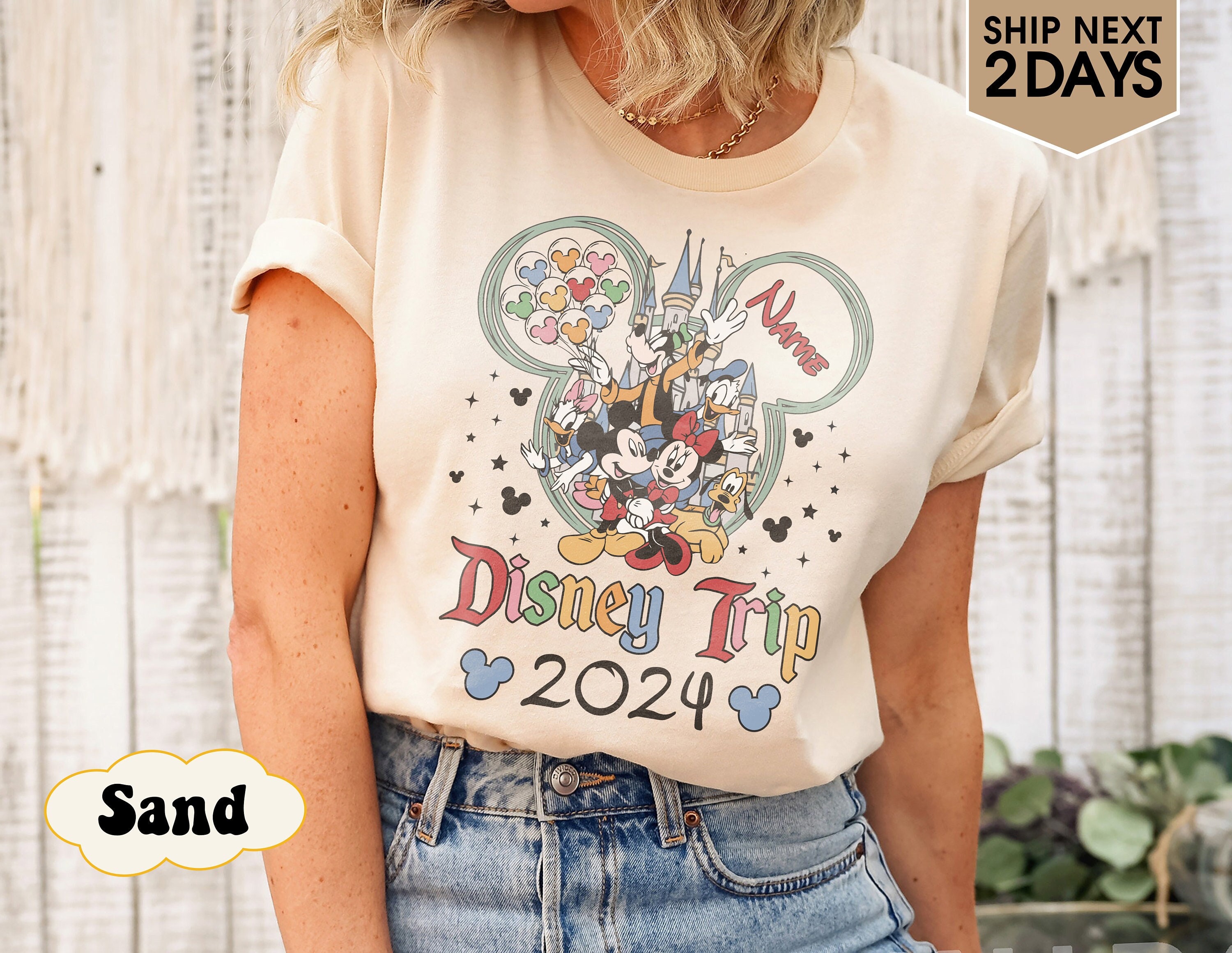 Disney Trip 2024 Shirt, Mickey And Friends Disneyland Trip 2024 Shirt