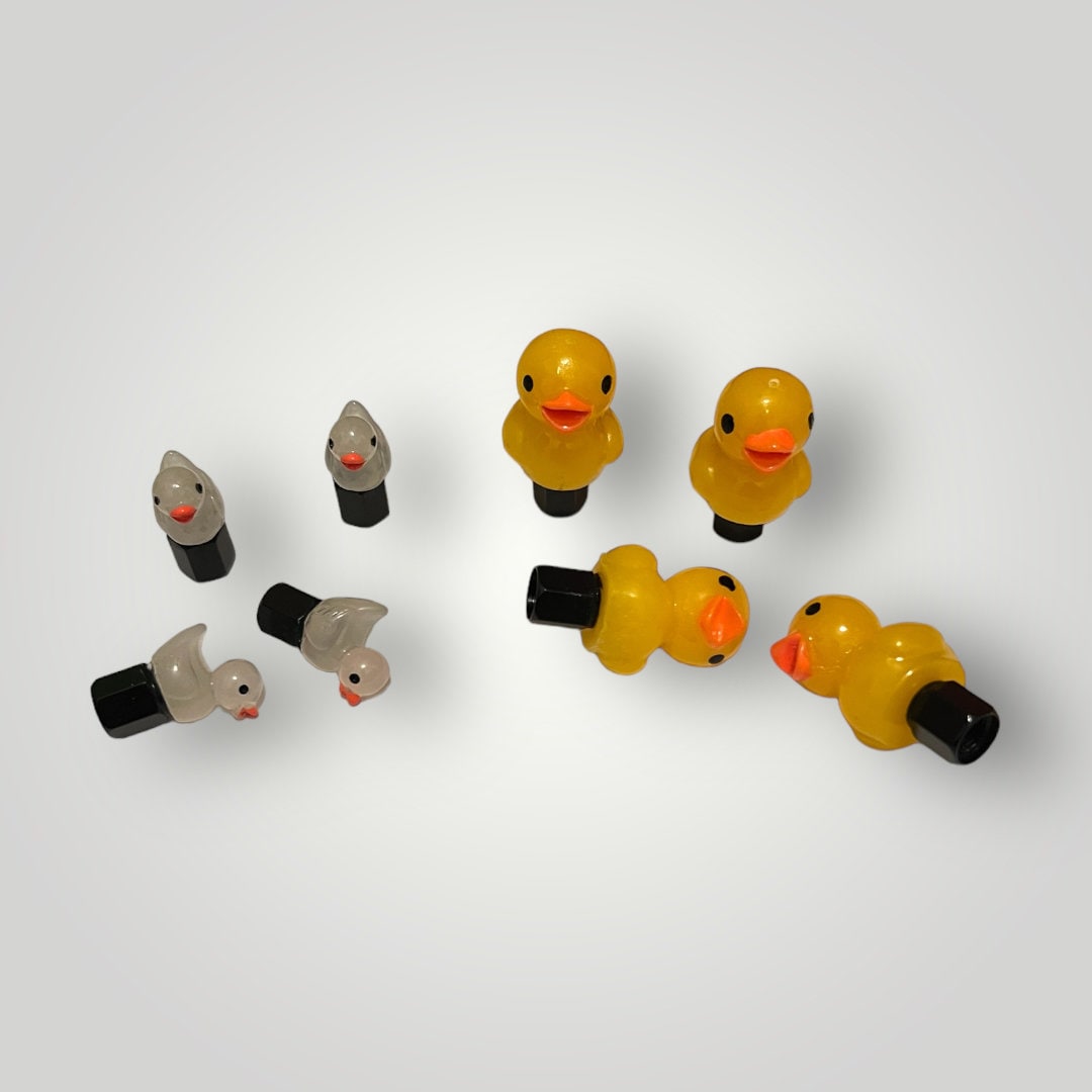 Set of Miniature Ducks Mini Rubber Ducks Terrarium Supplies Teeny Tiny Pack  of Ducks Diorama Supplies Soap Making READY TO SHIP 