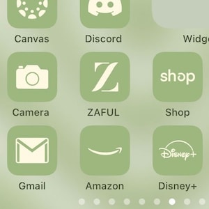 Custom Sage Green App Icons