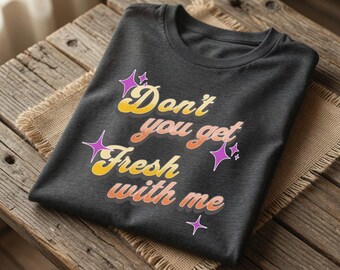 T-shirt avec paroles rétro des années 80 - T-shirt graphique drôle Gen X Slang