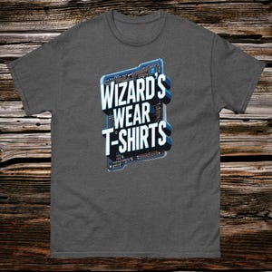 Tech Support Wizards Wear T-Shirts Shirt, Funny Computer Geek Tee